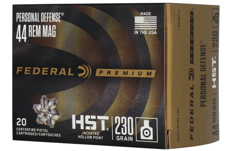 FEDERAL AMMUNITION 44 Rem Mag 230 gr JHP Personal Defense HST 20/Box